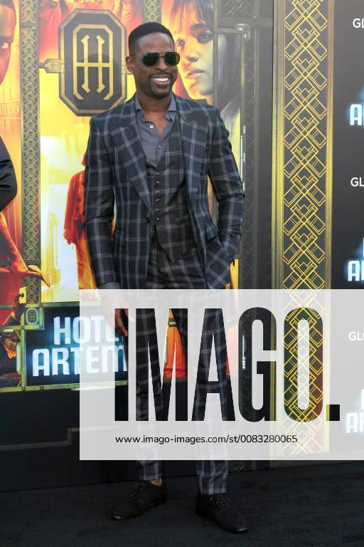 WESTWOOD, CA - MAY 19: Sterling K Brown at the premiere of Global Road Entertainment s Hotel Artemis at Regency Village Theatre on May 19, 2018 in Westwood, California.