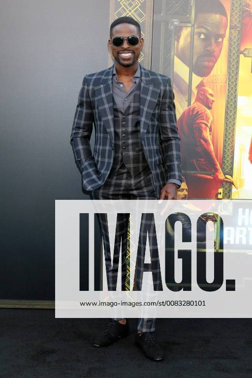 WESTWOOD, CA - MAY 19: Sterling K Brown at the premiere of Global Road Entertainment s Hotel Artemis at Regency Village Theatre on May 19, 2018 in Westwood, California.