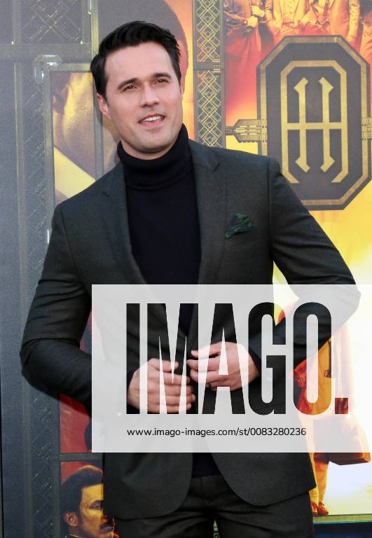 WESTWOOD, CA - MAY 19: Brett Dalton at the premiere of Global Road Entertainment s Hotel Artemis at Regency Village Theatre on May 19, 2018 in Westwood, California.