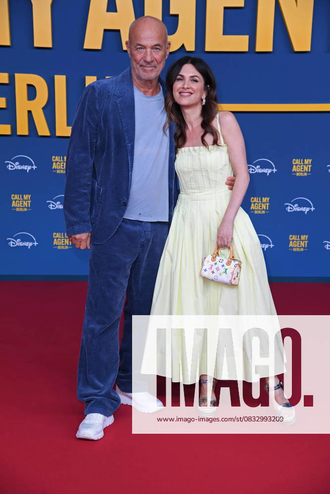 Heiner Lauterbach with his wife Viktoria Lauterbach at the German premiere of the Disney Original series CALL MY AGENT BERLIN at the Colosseum cinema in Berlin on 08 09 2025