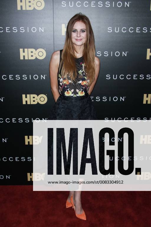 NEW YORK, NY - MAY 22: Justine Lupe at Succession Premiere at Time Warner Center on May 22, 2018 in New York City.