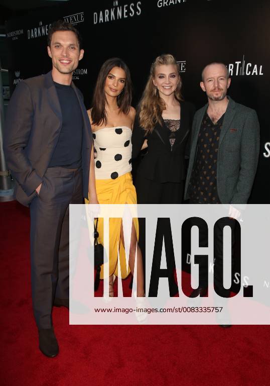 HOLLYWOOD, CA - MAY 23: Ed Skrein, Emily Ratajkowski, Natalie Dormer, Anthony Byrne, at the LA Premiere of In Darkness at the ArcLight Hollywood in Hollywood, California on May 23, 2018.