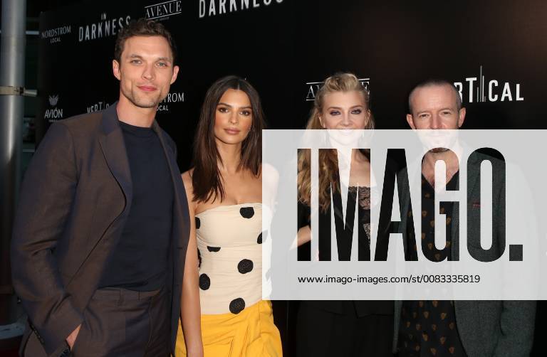 HOLLYWOOD, CA - MAY 23: Ed Skrein, Emily Ratajkowski, Natalie Dormer, Anthony Byrne, at the LA Premiere of In Darkness at the ArcLight Hollywood in Hollywood, California on May 23, 2018.