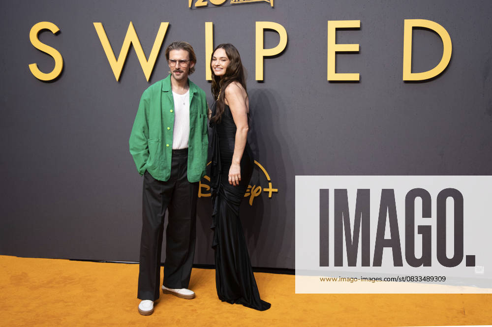 Dan Stevens and Lilly James at the premiere of the Disney film Swiped at Curzon Mayfair London, 11 09 2025 Foto:xS.xFuturexImagex swiped_5963