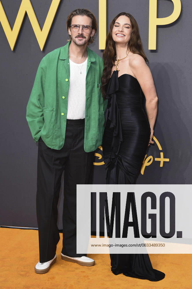 Dan Stevens and Lilly James at the premiere of the Disney film Swiped at Curzon Mayfair London, 11 09 2025 Foto:xS.xFuturexImagex swiped_5964