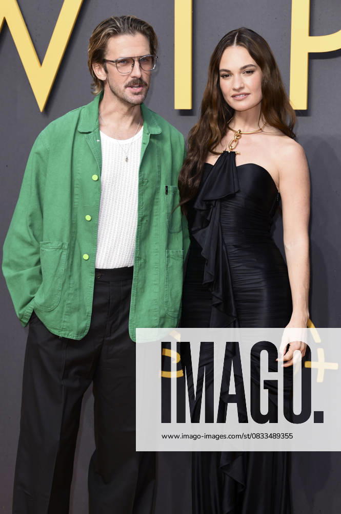 Dan Stevens and Lilly James at the premiere of the Disney film Swiped at Curzon Mayfair London, 11 09 2025 Foto:xS.xFuturexImagex swiped_5967