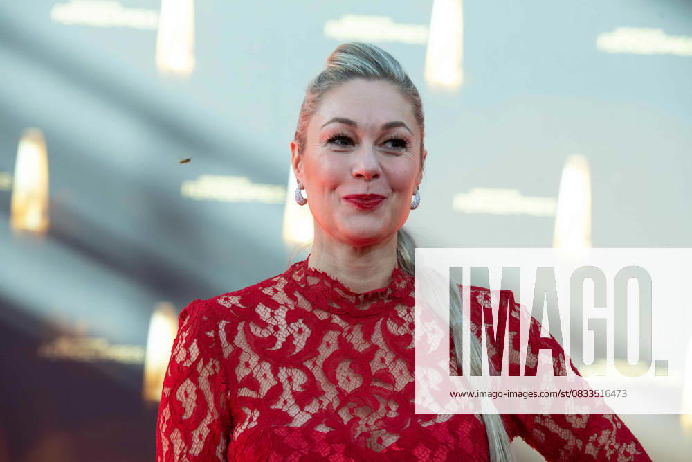 Ruth MOSCHNER, Presenter, Red Carpet, Red Carpet Show, Arrival, arrival, German Television Award Ceremony, The German Television Award 2025, German Television Award 2025 at the MMC Studios Cologne, on 10 09 2025