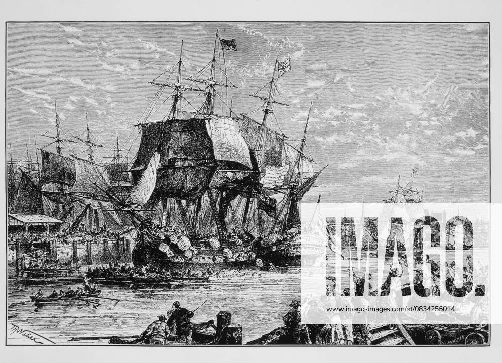 Boston Tea Party, US history, protest, historical, July 1, 2014 - Boston Tea Party, 1773, Illustration