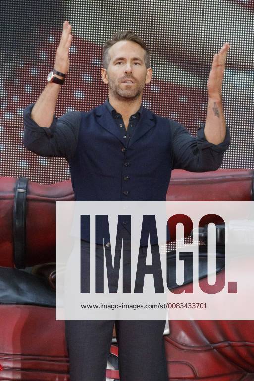 Canadian actor Ryan Reynolds attends the Japan Premiere for his film Deadpool 2 on May 29, 2018, Tokyo, Japan. The second installment of the Marvel hit movie will be released in Japan on June 1st. (gxta_DPool2jp024)