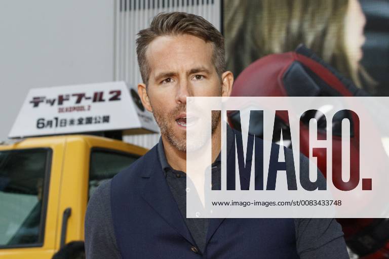 Canadian actor Ryan Reynolds attends the Japan Premiere for his film Deadpool 2 on May 29, 2018, Tokyo, Japan. The second installment of the Marvel hit movie will be released in Japan on June 1st. (gxta_DPool2jp022)