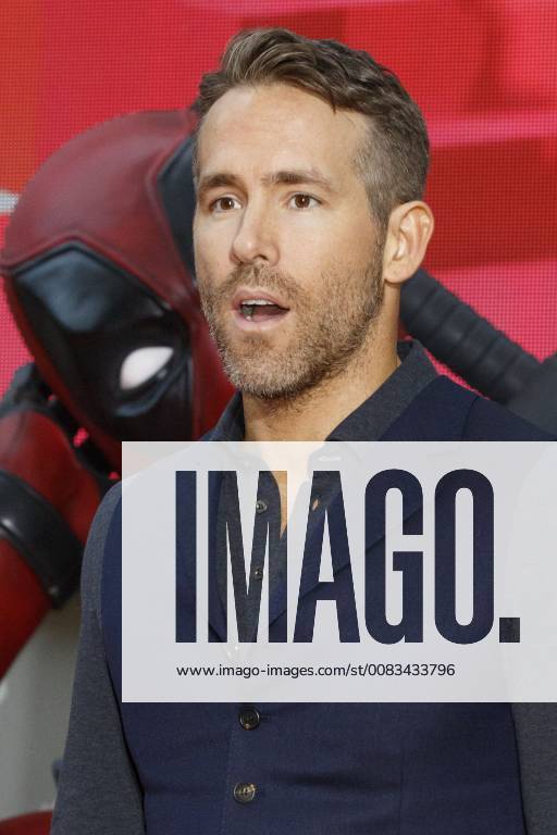 Canadian actor Ryan Reynolds attends the Japan Premiere for his film Deadpool 2 on May 29, 2018, Tokyo, Japan. The second installment of the Marvel hit movie will be released in Japan on June 1st. (gxta_DPool2jp027)