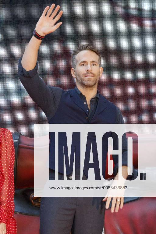 Canadian actor Ryan Reynolds attends the Japan Premiere for his film Deadpool 2 on May 29, 2018, Tokyo, Japan. The second installment of the Marvel hit movie will be released in Japan on June 1st. (gxta_DPool2jp025)