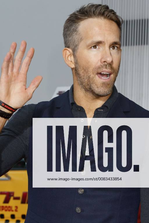 Canadian actor Ryan Reynolds attends the Japan Premiere for his film Deadpool 2 on May 29, 2018, Tokyo, Japan. The second installment of the Marvel hit movie will be released in Japan on June 1st. (gxta_DPool2jp028)