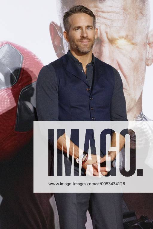 Canadian actor Ryan Reynolds attends the Japan Premiere for his film Deadpool 2 on May 29, 2018, Tokyo, Japan. The second installment of the Marvel hit movie will be released in Japan on June 1st. (gxta_DPool2jp033)