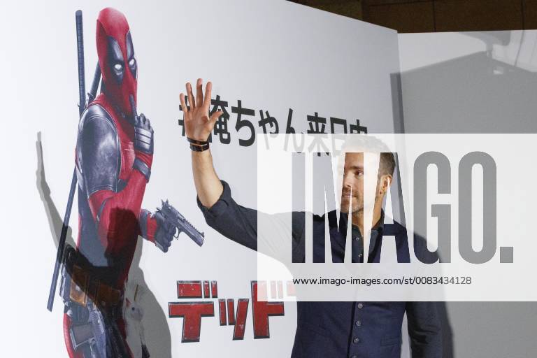 Canadian actor Ryan Reynolds attends the Japan Premiere for his film Deadpool 2 on May 29, 2018, Tokyo, Japan. The second installment of the Marvel hit movie will be released in Japan on June 1st. (gxta_DPool2jp035)