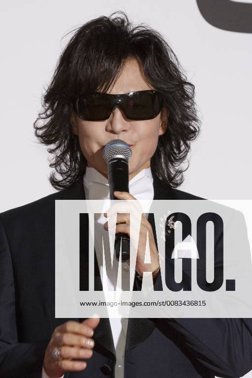 Toshi a member of the heavy metal band X JAPAN speaks during the Japan Premiere for the film Deadpool 2 on May 29, 2018, Tokyo, Japan. The second installment of the Marvel hit movie will be released in Japan on June 1st. (gxta_DPool2jp060)
