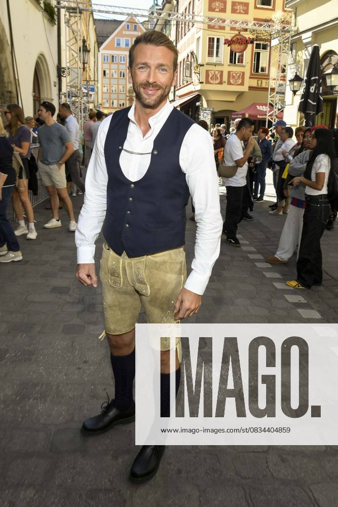 Abb Christian Dueren as guest in Tracht Lederhosen at Heidifest 2025 by Heidi Klum the pre Oktoberfest event of Pro 7 at the Muenchner Hofbraeuhaus on 18 09 2025 in Munich