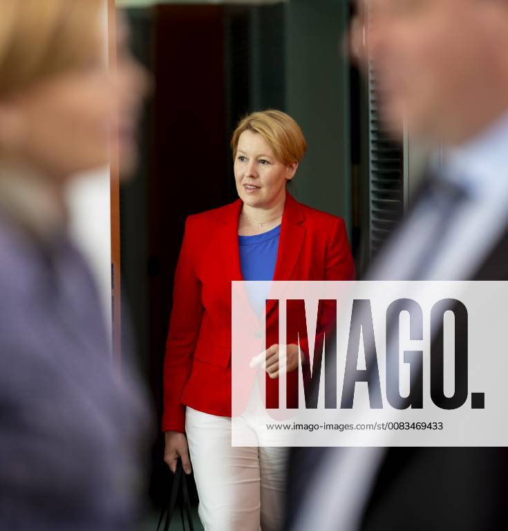 Federal Family Minister Franziska Giffey SPD before the beginning of the Cabinet meeting on 30 05 2018 in Berlin Berlin Germany