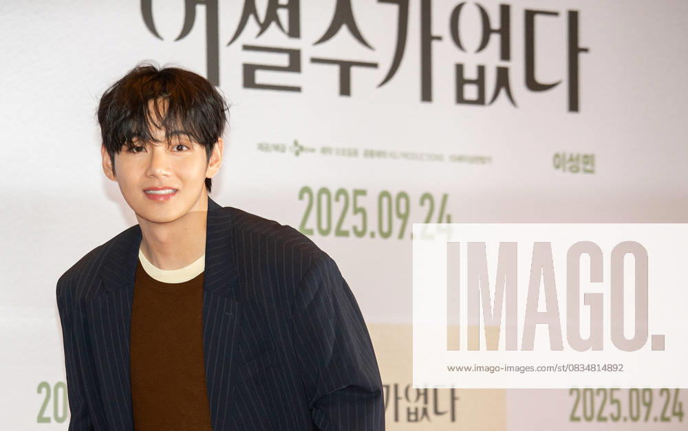 V, Sep 22, 2025 : BTS member V leaves after a photo call before a celebrity preview of film No Other Choice in Seoul, South Korea. Director Park Chan-Wook s new film No Other Choice follows a middle-aged man who becomes determined to find a new job and deals with those standing in his way after being suddenly fired from a paper company. aflo_304417778