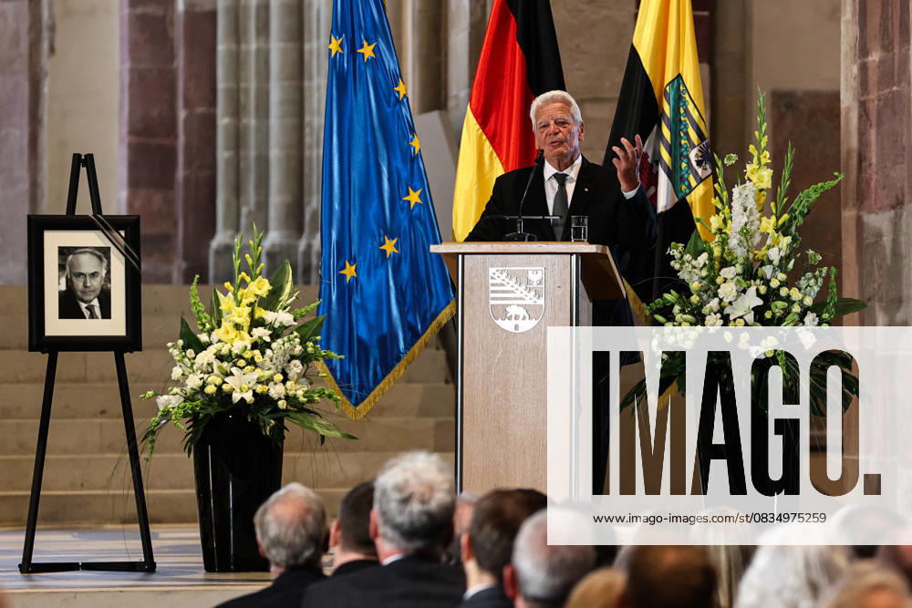 Federal President a D Dr Joachim Gauck Memorial act of the state government for Wolfgang Böhmer on Tuesday, September 23, 2025, the memorial act of the state government of Saxony Anhalt will take place in the monastery of Unser Lieben Frauen Magdeburg Saxony Anhalt in honor of the late Prime Minister a D Prof Dr Wolfgang Böhmer, who died at the end of June 2025