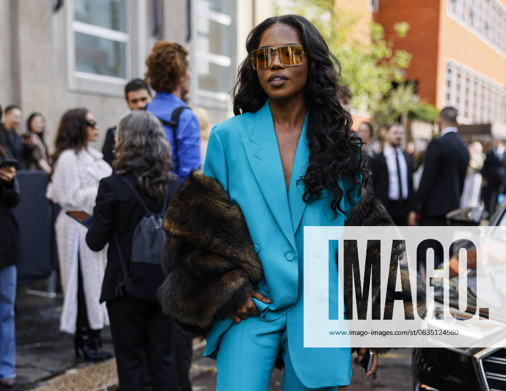 Bilder des Jahres 2025, Entertainment 09 September MFW Fendi Arrivals MP Ryan Destiny arrives to Fendi fashion show during Milan s Fashion Week Womenswear Spring Summer 2026, on September 24, 2025 in Milan (Italy), Italy. Photo by Marco Piovanotto Abacapress.com Milan Italy