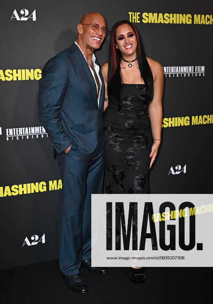 Dwayne Johnson and Ava Raine attends The Smashing Machine UK Special Screening at BAFTA in London, England. UK. Wednesday 24th September 2025