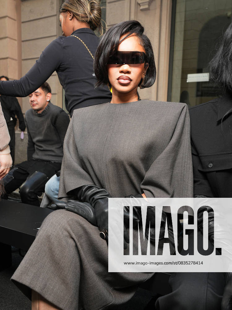 Bilder des Jahres 2025, Entertainment 09 September Milan, Milan Women s Fashion Week Spring Summer 2026 - MM6 Maison Margiela Fashion Show - Front Row Guests In the photo: