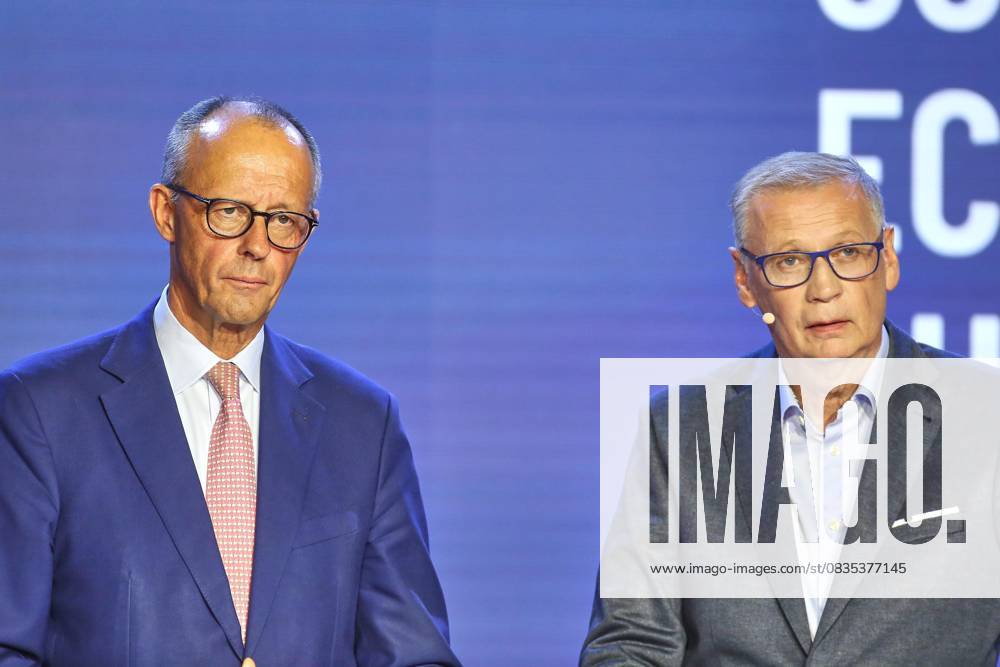 Station Schwarz Ecosystem Summit Federal Chancellor Friedrich Merz CDU and Günther Jauch