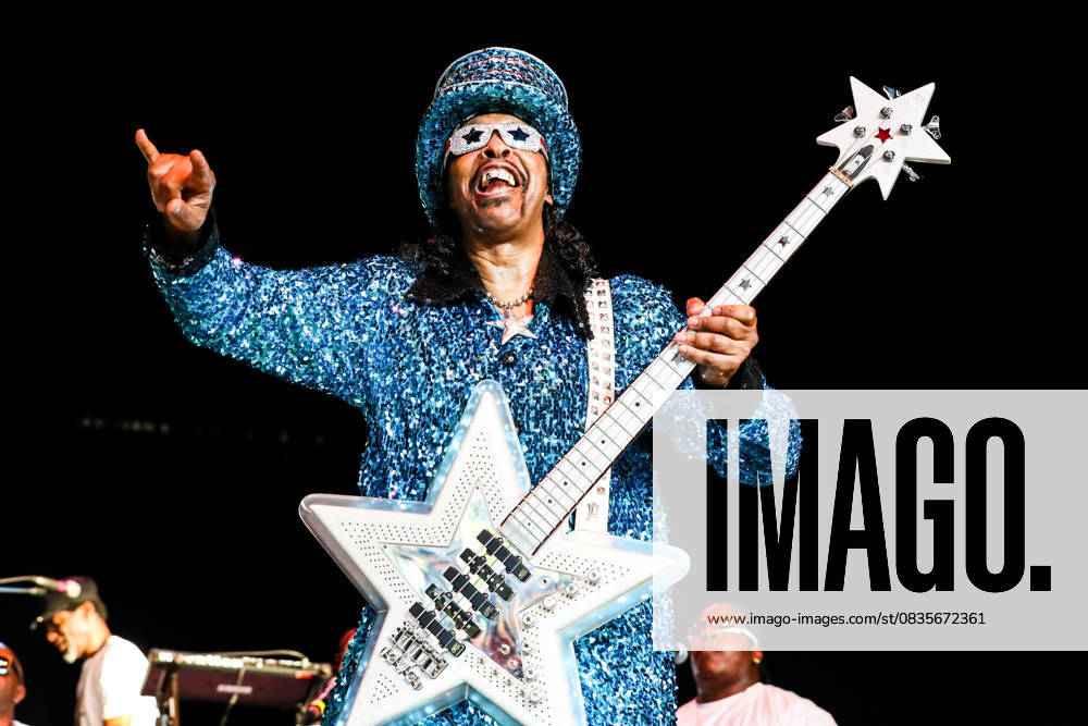 Bootsy Collins Performs in North Carolina July 23, 2016 - Raleigh, North Carolina, U.S - Bootsy Collins Performs at the Coastal Carolina Music Park at Walnut Creek in Raleigh, North Carolina. William Earl Bootsy Collins (born October 26, 1951) is an American musician and singer-songwriter.