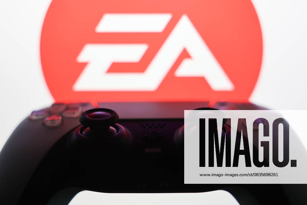 Electronic Arts Photo Illustrations Electronic Arts logo displayed on a laptop screen and DualSense controller are seen in this illustration photo taken in Krakow, Poland on September 29, 2025. Krakow Poland
