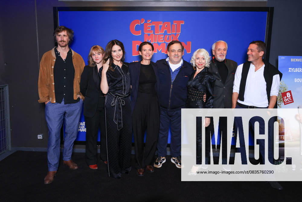 C Etait Mieux Demain Premiere - Paris Romain Cottard, Mathilde Le Borgne, Elsa Zylberstein, Director Vinciane Millereau, Didier Bourdon, Celine Fuhrer and Didier Flamand attend the photocall of the film premiere of C’Etait Mieux Demain held at the UGC Cine Cite Bercy in Paris, France on September 29, 2025. Photo by David Boyer ABACAPRESS.COM Paris France