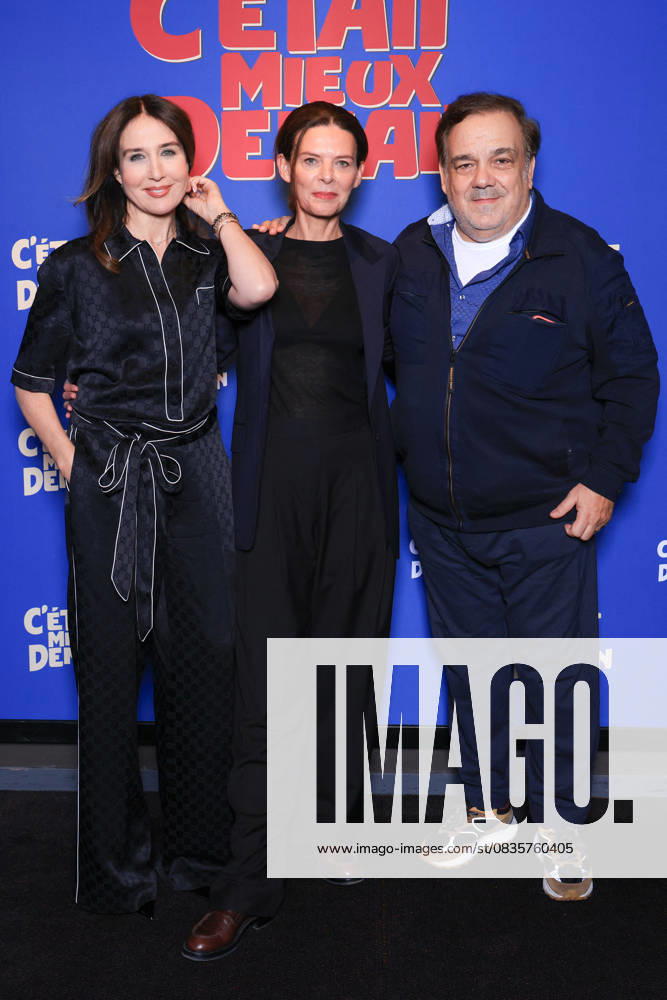 C Etait Mieux Demain Premiere - Paris Elsa Zylberstein, Director Vinciane Millereau and Didier Bourdon attend the photocall of the film premiere of C’Etait Mieux Demain held at the UGC Cine Cite Bercy in Paris, France on September 29, 2025. Photo by David Boyer ABACAPRESS.COM Paris France