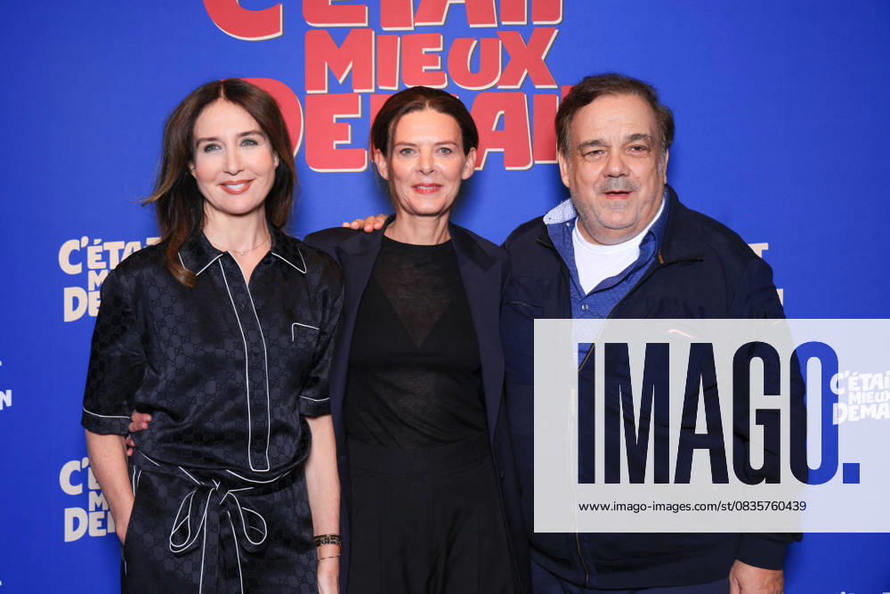 C Etait Mieux Demain Premiere - Paris Elsa Zylberstein, Director Vinciane Millereau and Didier Bourdon attend the photocall of the film premiere of C’Etait Mieux Demain held at the UGC Cine Cite Bercy in Paris, France on September 29, 2025. Photo by David Boyer ABACAPRESS.COM Paris France
