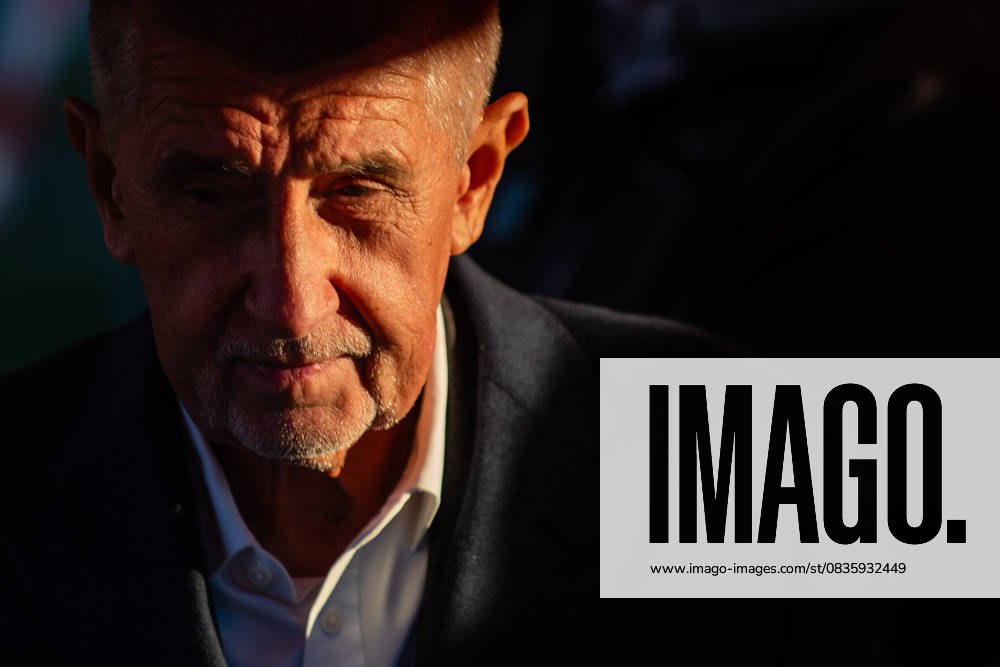 Andrej Babis, Czech billionaire, former prime minister and leader of ANO party, is seen during party campaign rally in Prague. Czech parliamentary elections will be held on the 3rd and 4th Oct 2025. ANO party is expected to win elections as per latest elections polls, followed by coalition SPOLU led by current Czech prime minister Petr Fiala. Prague Czech Republic - ZUMAs197 20250930_aaa_s197_134