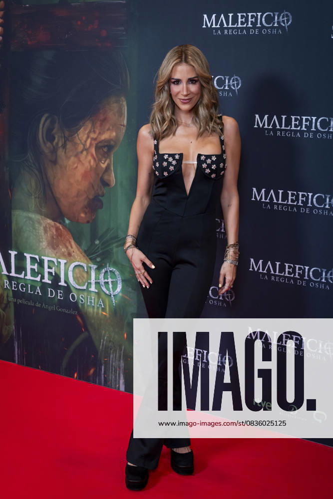 Maleficio premiere, Madrid, Spain - 01 Oct 2025 Cristina Porta attends to Maleficio premiere at Cines Verdi on 01 October, 2025 in Madrid, Spain. (Credit: Miguel Escavias Alfa Images) Madrid Cines Verdi Madrid Spain