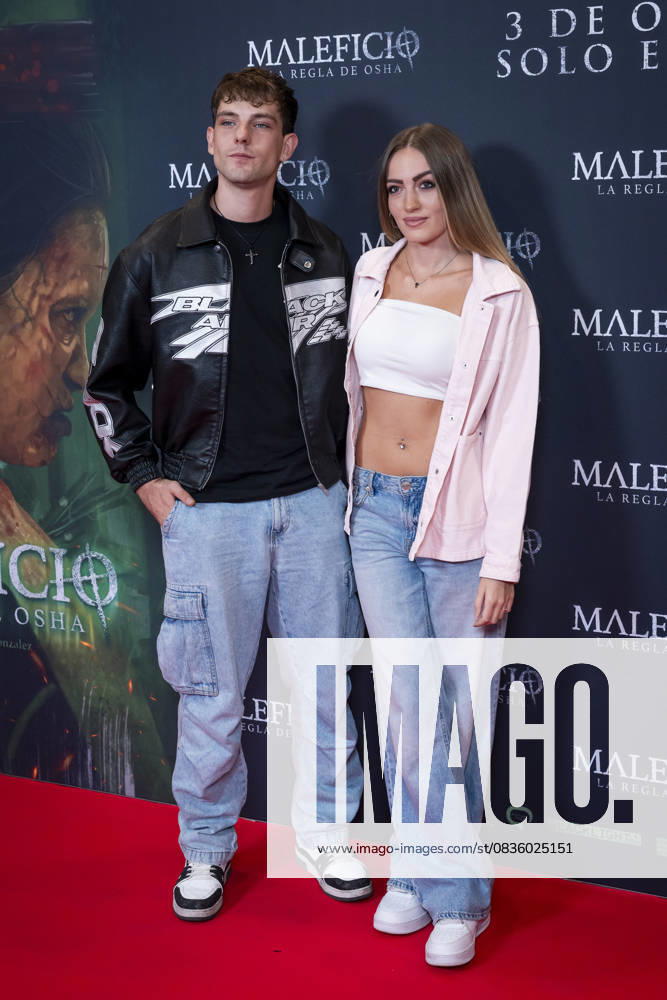 Maleficio premiere, Madrid, Spain - 01 Oct 2025 Nacho de Borbon and Nayade Loospitao attend to Maleficio premiere at Cines Verdi on 01 October, 2025 in Madrid, Spain. (Credit: Miguel Escavias Alfa Images) Madrid Cines Verdi Madrid Spain