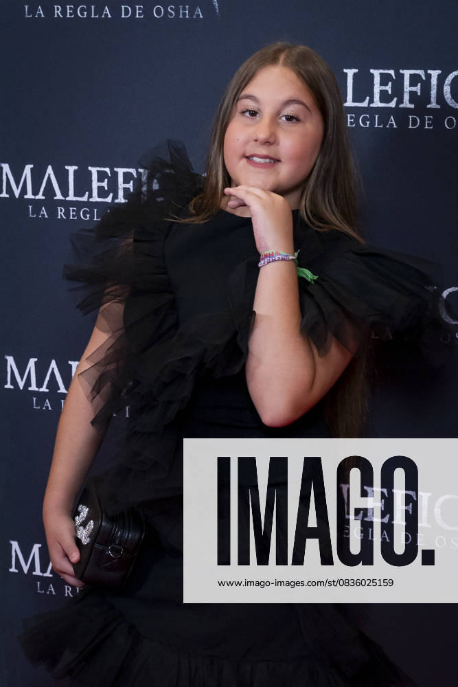 Maleficio premiere, Madrid, Spain - 01 Oct 2025 Nazaret attends to Maleficio premiere at Cines Verdi on 01 October, 2025 in Madrid, Spain. (Credit: Miguel Escavias Alfa Images) Madrid Cines Verdi Madrid Spain