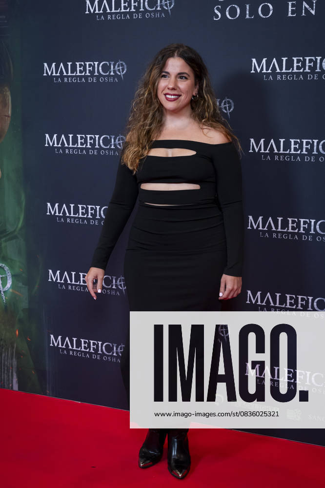 Maleficio premiere, Madrid, Spain - 01 Oct 2025 Cristina de Lucas attends to Maleficio premiere at Cines Verdi on 01 October, 2025 in Madrid, Spain. (Credit: Miguel Escavias Alfa Images) Madrid Cines Verdi Madrid Spain