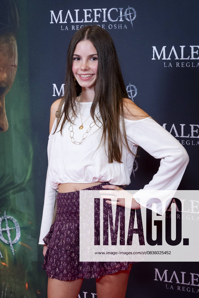 Maleficio premiere, Madrid, Spain - 01 Oct 2025 Nora Soler attends to Maleficio premiere at Cines Verdi on 01 October, 2025 in Madrid, Spain. (Credit: Miguel Escavias Alfa Images) Madrid Cines Verdi Madrid Spain