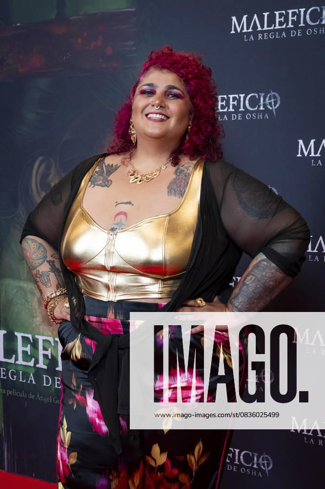 Maleficio premiere, Madrid, Spain - 01 Oct 2025 Audry Funk attends to Maleficio premiere at Cines Verdi on 01 October, 2025 in Madrid, Spain. (Credit: Miguel Escavias Alfa Images) Madrid Cines Verdi Madrid Spain