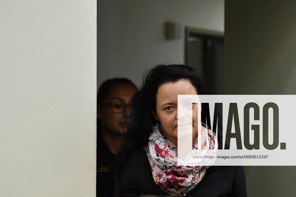 428 Negotiation day in the NSU trial The defendant Beate Zschaepe arrives on Tuesday 05 06 2018 in the district court in Munich for the 428 days of negotiations in the NSU trial