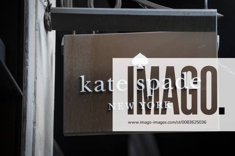 London, UK - LONDON, UK. Signage on the exterior of the Kate Spade New York store on Regent Street, one of four stores in central London. It has been reported that the designer Kate Spade (real name Katherine Noel Brosnahan) has been found dead in her New York apartment in an apparent suicide. London UK - ZUMAl94_ 20180605_zaf_l94_581