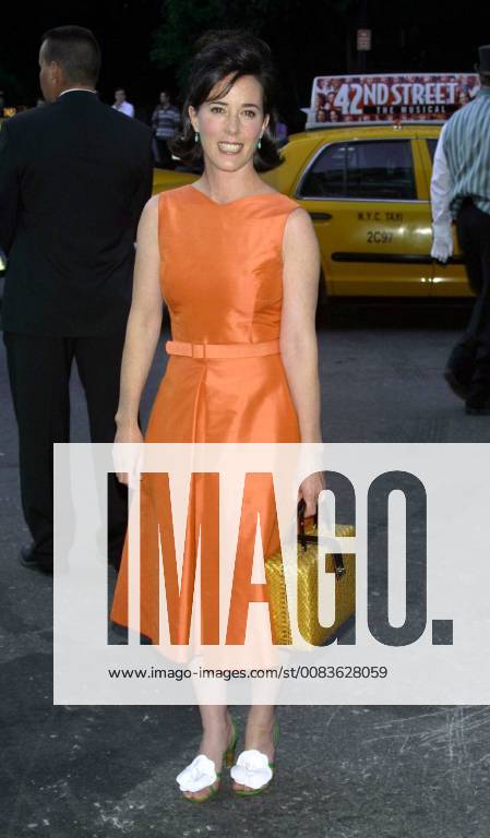 Jun 7, 2001 - New York, New York, U.S. - Handbag fashion designer KATE SPADE at the Fresh Air Fund Salutes American Heroes Gala held at the Tavern on the Green. New York U.S. - ZUMAk03_ 20010607_spa_k03_702