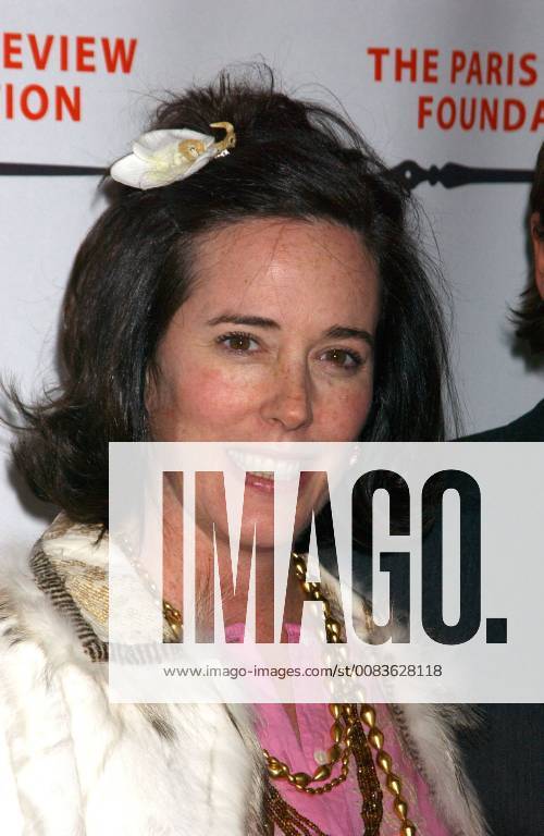 Nov 10, 2004 - New York, New York, U.S. - Fashion designer KATE SPADE at The Paris Review Foundation event honoring author William Stryon. New York U.S. - ZUMAh16_ 20041110_dpa_h16_016
