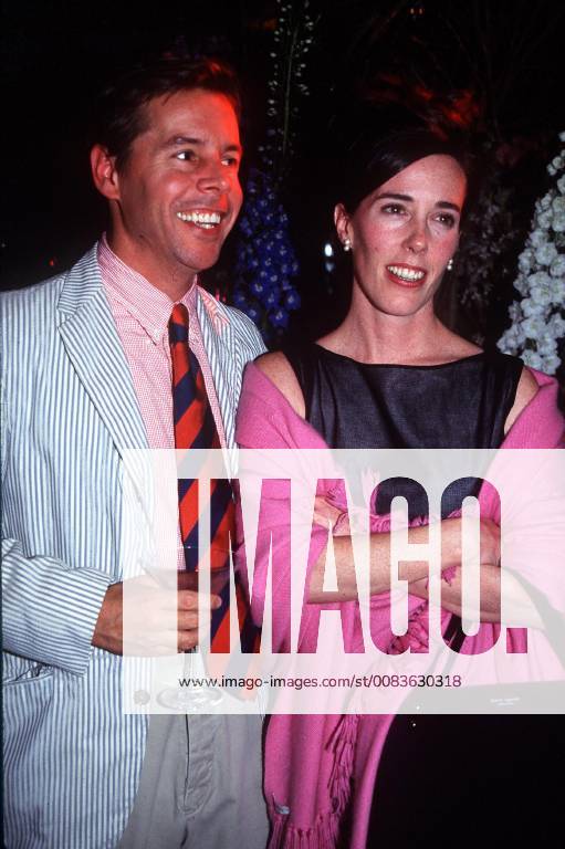 Mar. 10, 1999 - New York, New York, U.S. - KATE SPADE and husband ANDY SPADE at the Absolut Spring A Garden Party for Kate Spade At G. Page. New York U.S. - ZUMAg49_ 19990310_gaf_g49_011