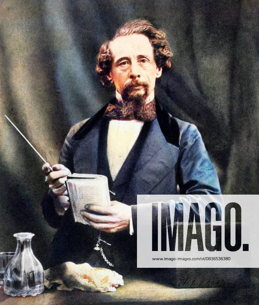 Portrait of Charles Dickens 1812 1870 English Novelist