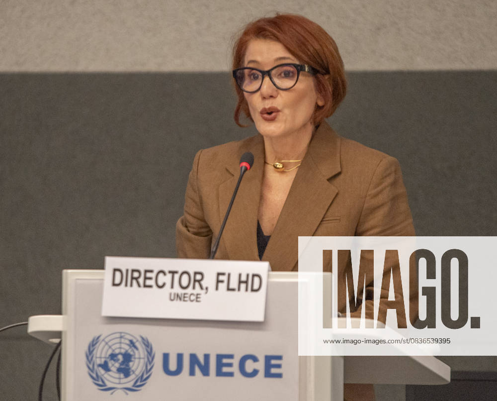 Geneva Switzerland, 10 08 2025: Ms. PAOLA DEDA (Director, Forests, Housing and Land Division, UNECE) gave a Keynote presentation on Housing Challenges in the UNECE Region during at the UNECE Ministerial meeting on housing affordability and sustainability (United Nations Economic Commission for Europe) and which is also the 86th session of the Committee on Housing, which concerns Urban Development and Land Management which took place at United Nations of Geneva in Geneva. Geneva Switzerland - ZUMAd206 20251008_zip_d206_026