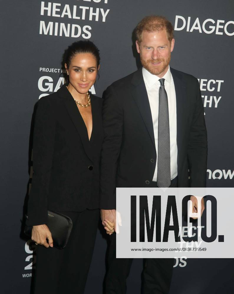 MEGHAN MARKLE, Duchess of Sussex and PRINCE HARRY, Duke of Sussex seen at the 3rd Annual World Mental Health Day Gala held at Spring Studios. New York USA - ZUMAk03_ 20251009_zaf_k03_064