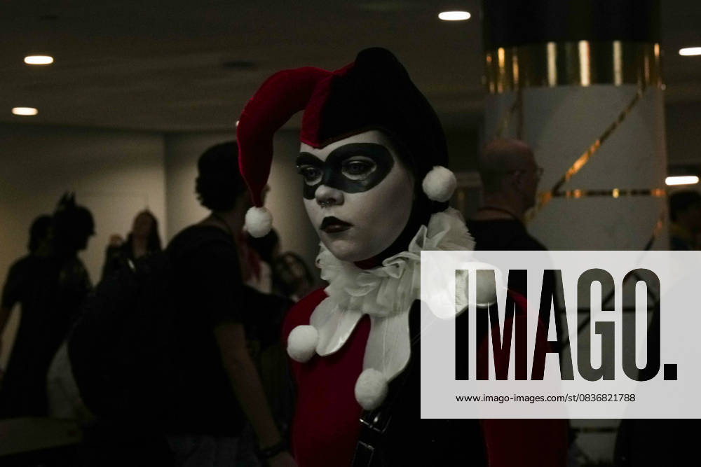 An attendee in cosplay at the New York Comic Con at the Jacob K. Javits Convention Center on October 10, 2025 in New York. New York USA - ZUMAb148 20251010_zap_b148_005