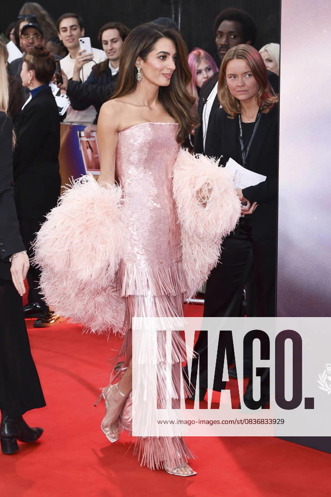 Amal Alamuddin Clooney at the premiere of the feature film Jay Kelly at the 69 BFI London Film Festival 2025 at the Royal Festival Hall London, 10 10 2025 Foto:xS.xFuturexImagex kelly_5166